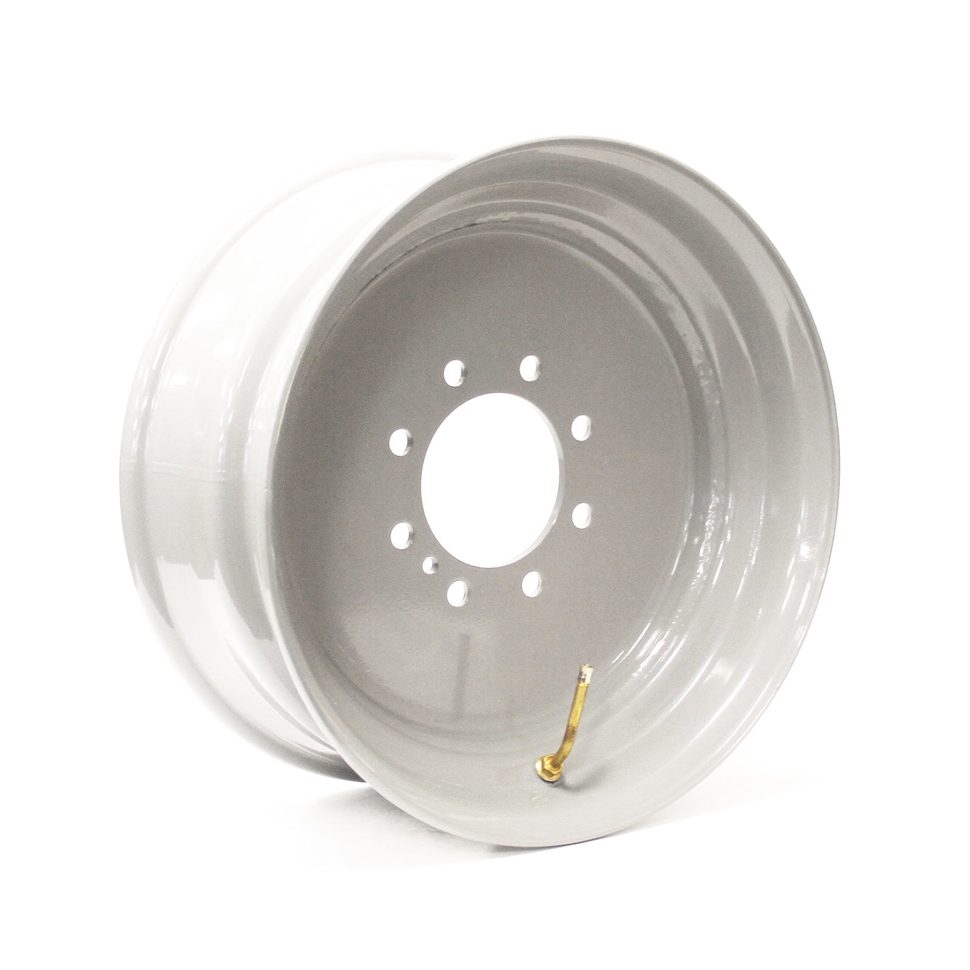Jante 17 1/2" x 6 3/4" 8 trous 6005 lbs blanche (essieu 10K-12K) - RecreaShop