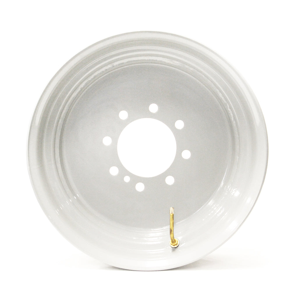 Jante 17 1/2" x 6 3/4" 8 trous 6005 lbs blanche (essieu 10K-12K) - RecreaShop