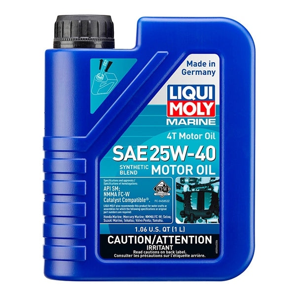 Liqui Moly Huile 4T 25w40 Marine synthétique 25W40 - RecreaShop