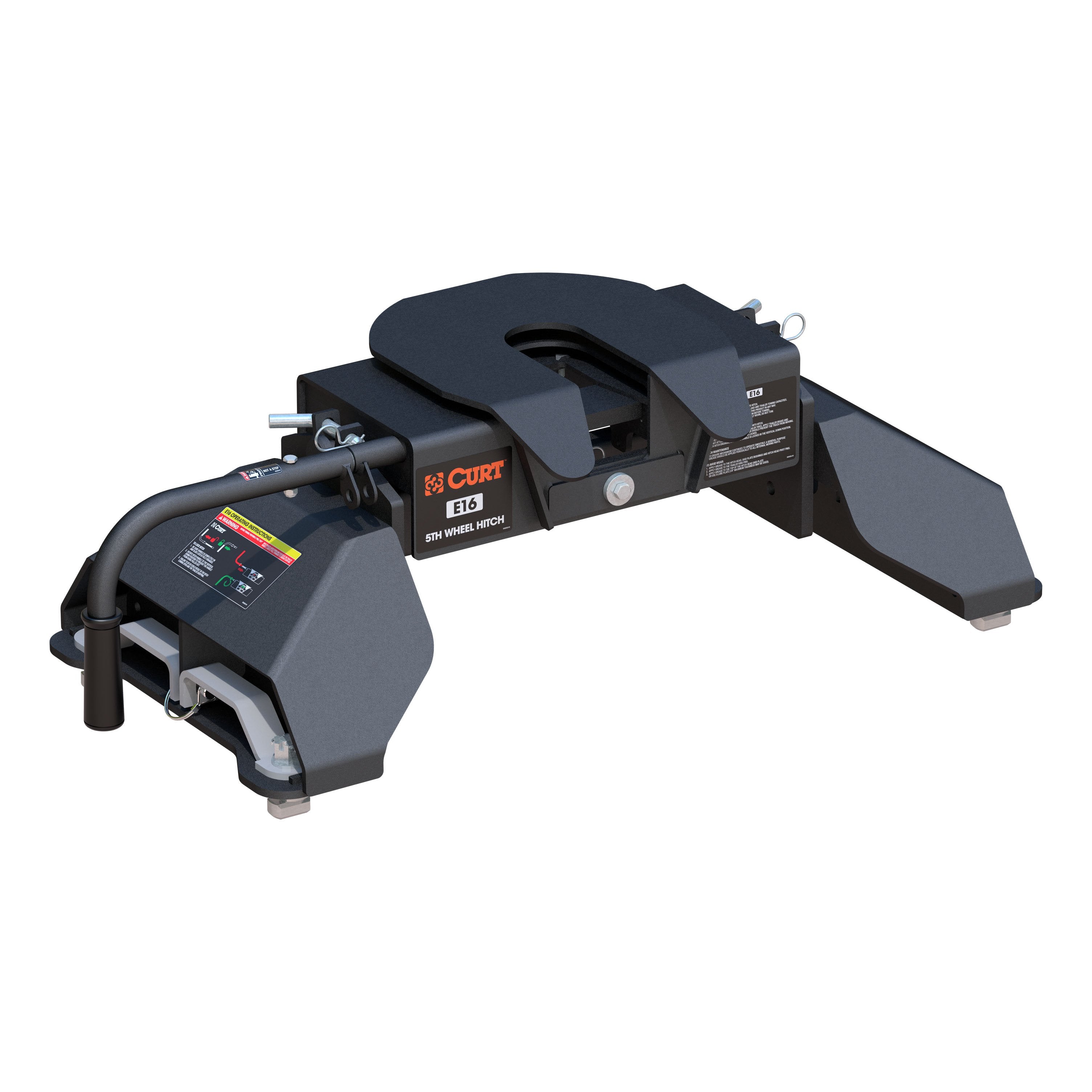 E16 5th Wheel Hitch, Ford F-250, F-350, F-450, 8' Bed Puck System - Récréashop