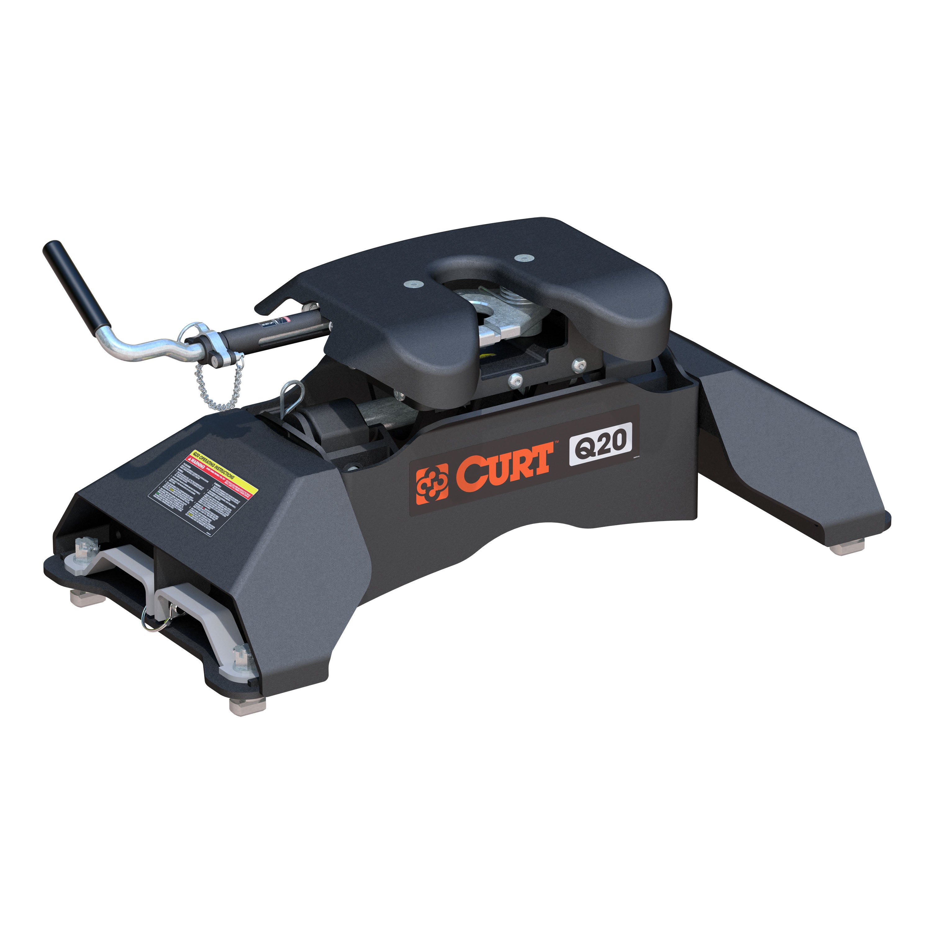 Q20 5th Wheel Hitch, Ford F-250, F-350, F-450, 8' Bed Puck System - Récréashop
