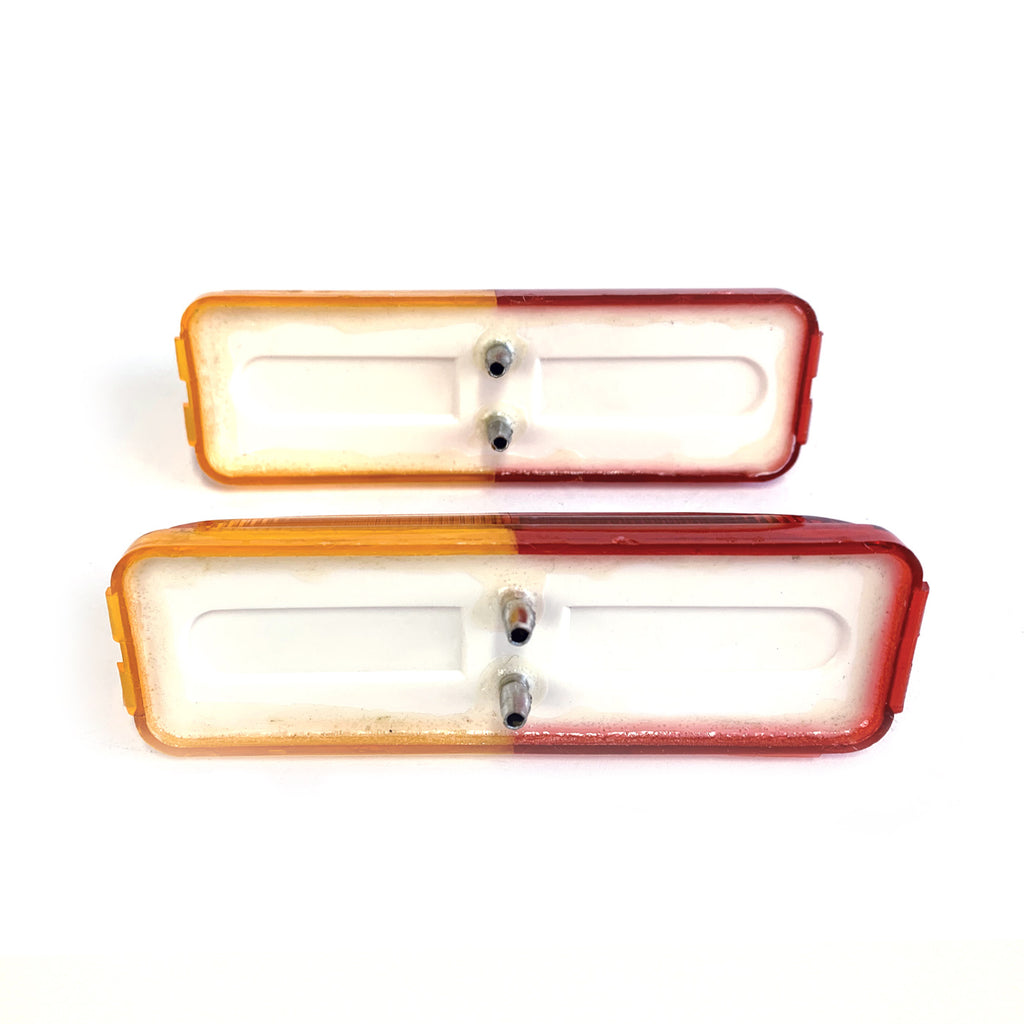 Lumière de gabarit LED 4" x 1" ambre et rouge 4 diodes sans support (2) - RecreaShop