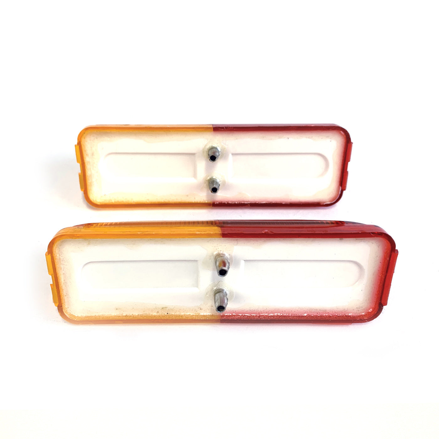 Lumière de gabarit LED 4" x 1" ambre et rouge 4 diodes sans support (2) - RecreaShop