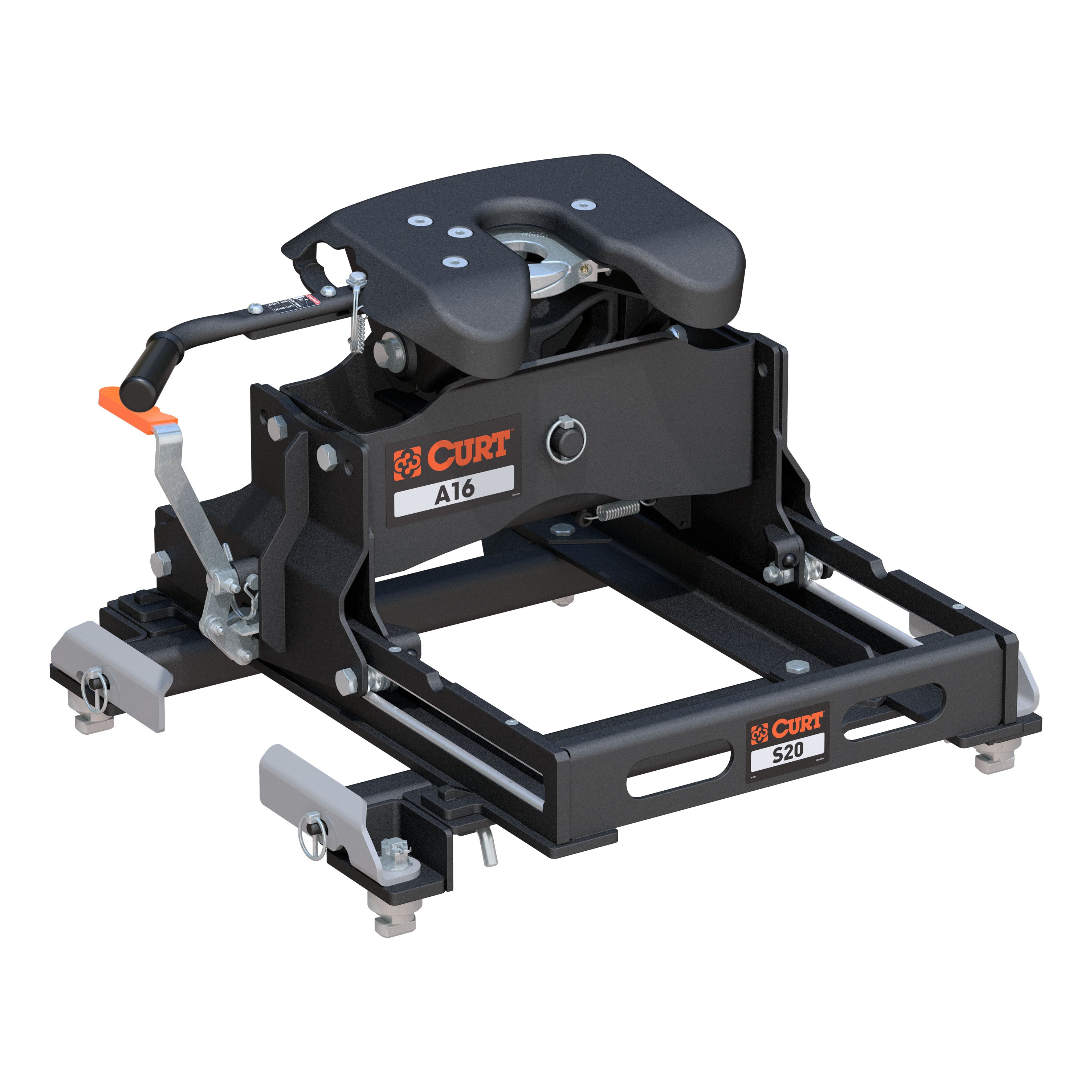A16 Sliding 5th Wheel Hitch, 16K, Silverado, Sierra, 6.5' Bed Puck System - Récréashop