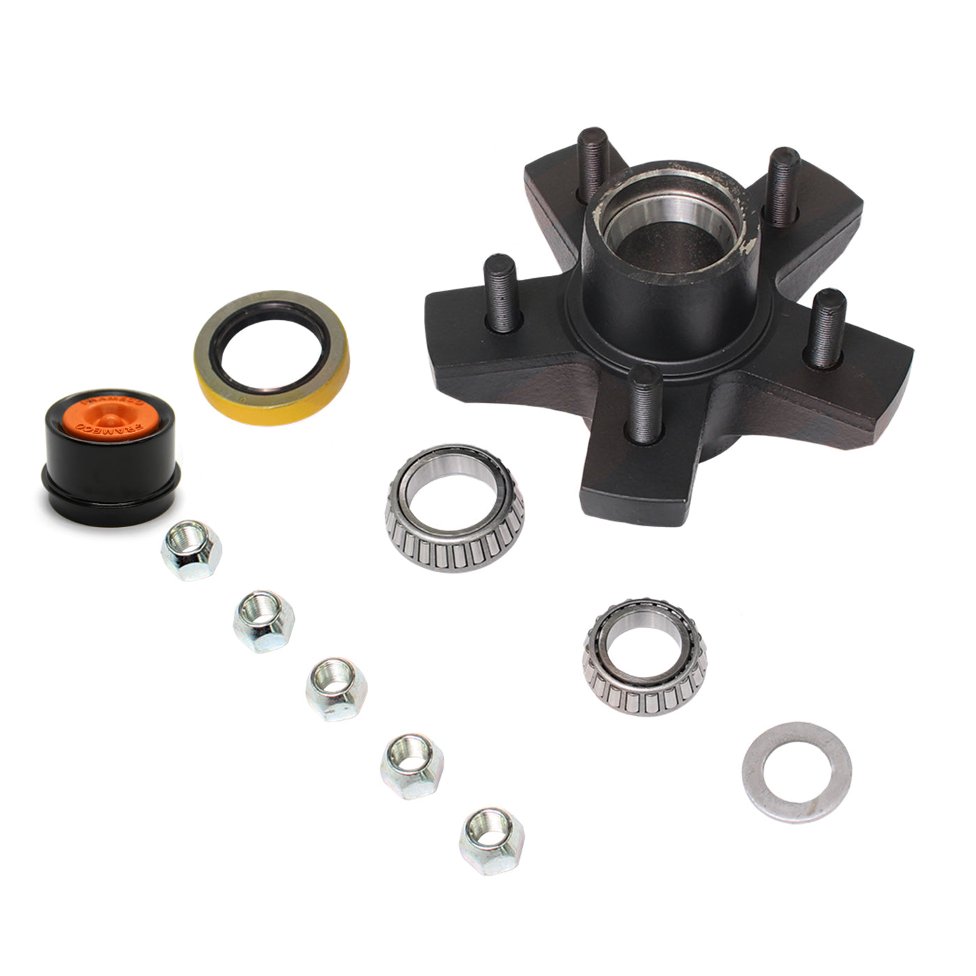 Moyeu 5 goujons 1/2" B.C. 5" 3,5K complet DEXTER - RecreaShop