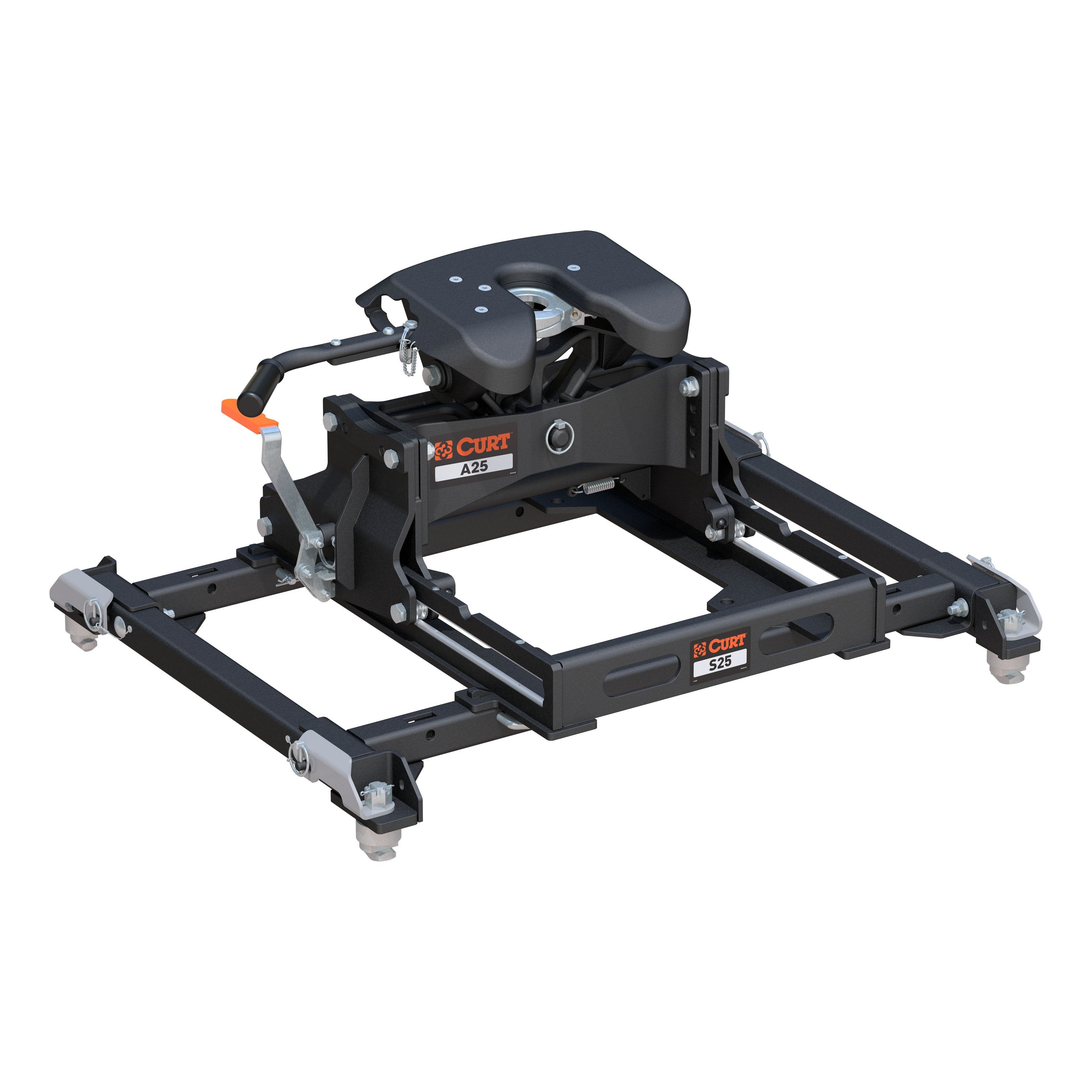 A25 Sliding 5th Wheel Hitch, 25K, Ram 2500, 3500 Puck System - Récréashop