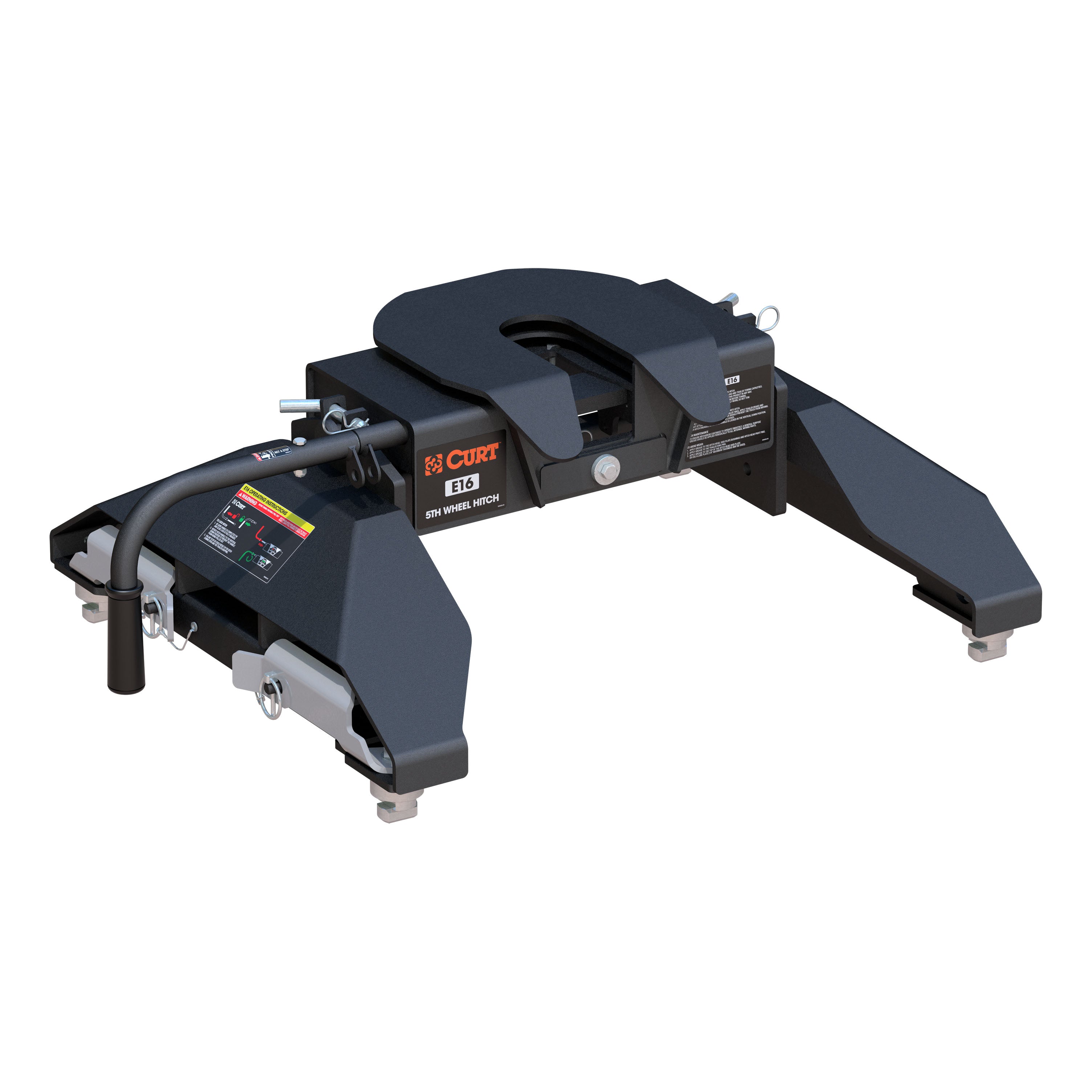 E16 5th Wheel Hitch, Silverado, Sierra 2500, 3500 HD, 8' Bed Puck System - Récréashop