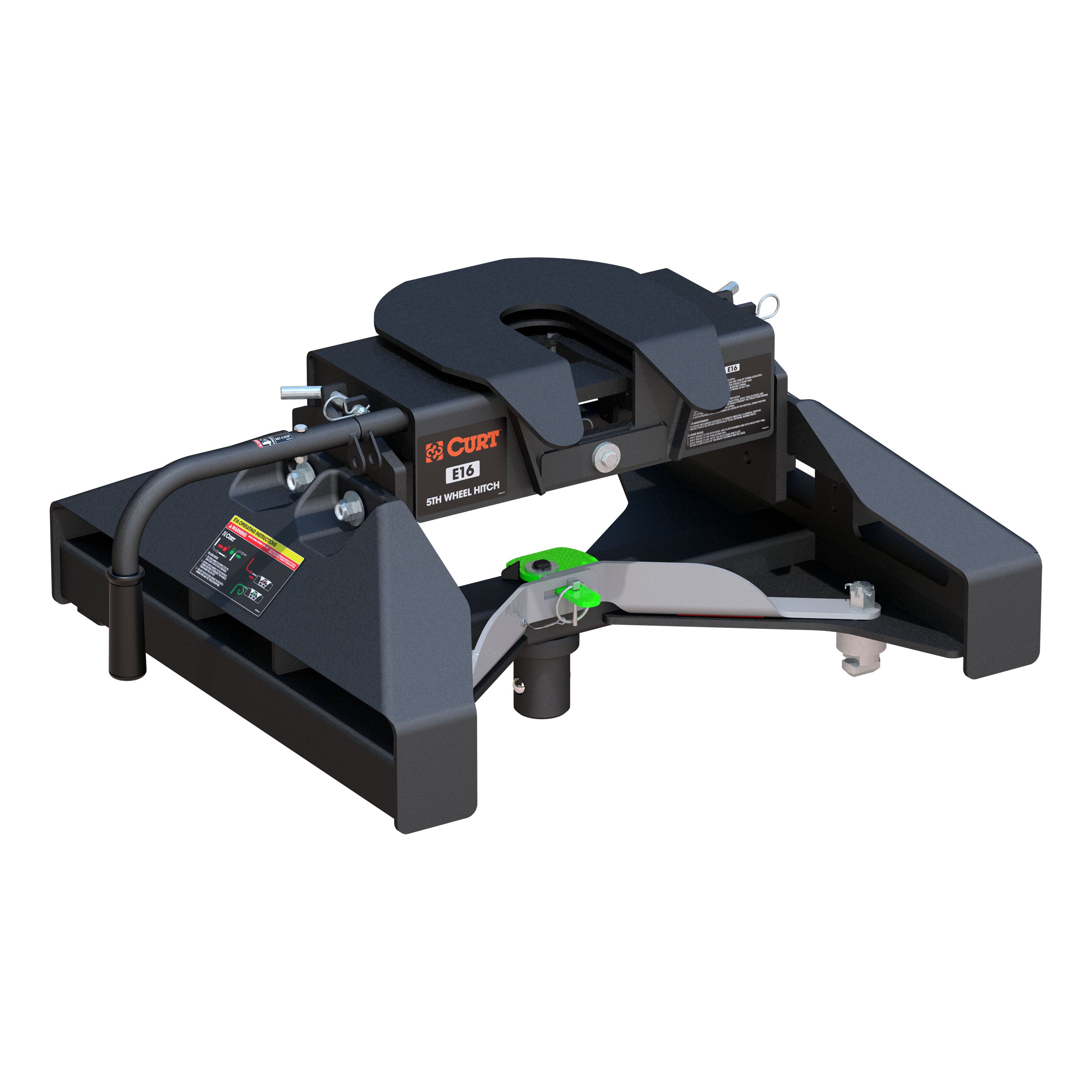 E16 5th Wheel Hitch, Nissan Titan XD, 8' Bed Puck System - Récréashop