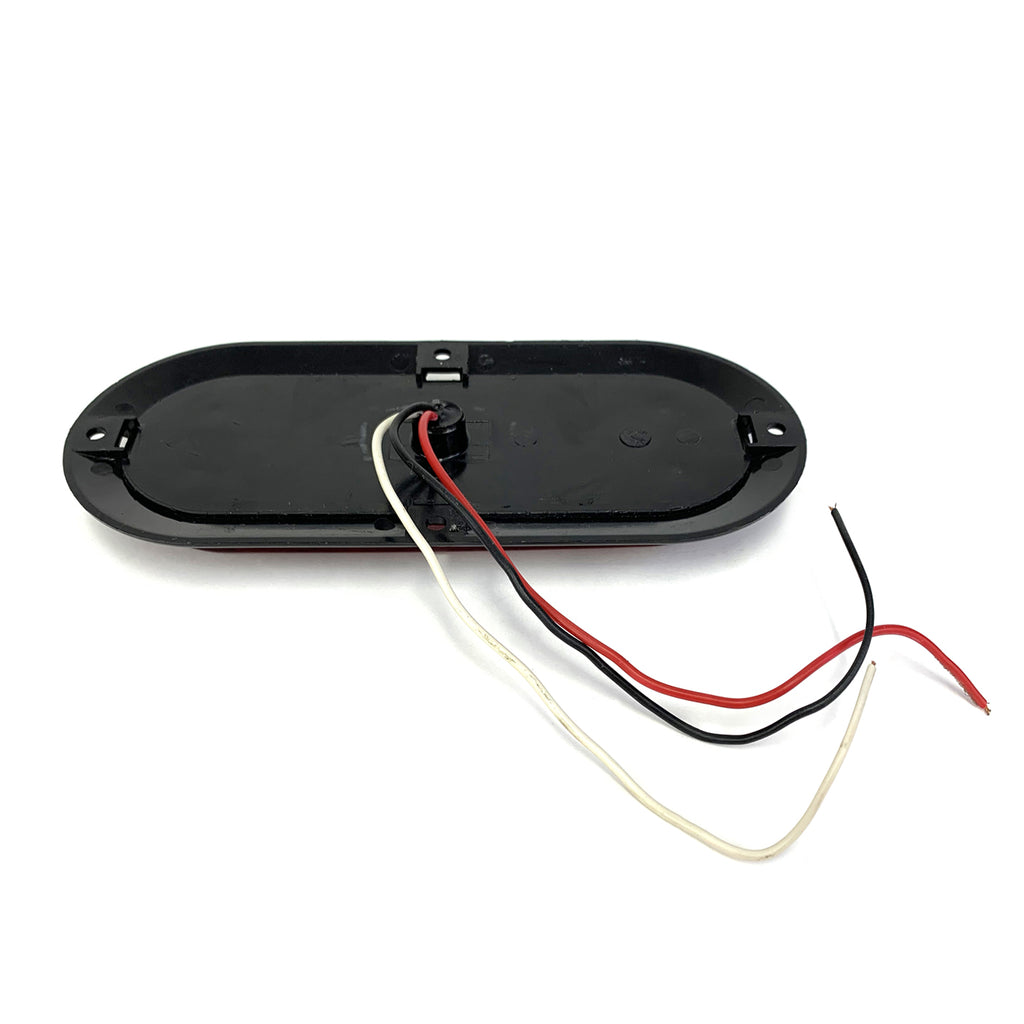 Lumière de position LED 6 1/2" x 2 1/4" rouge 10 diodes flange - RecreaShop