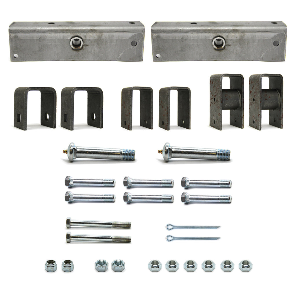 Quincaillerie double industrielle 6K avec stabilisateur 13" zinc et écrous stover - RecreaShop