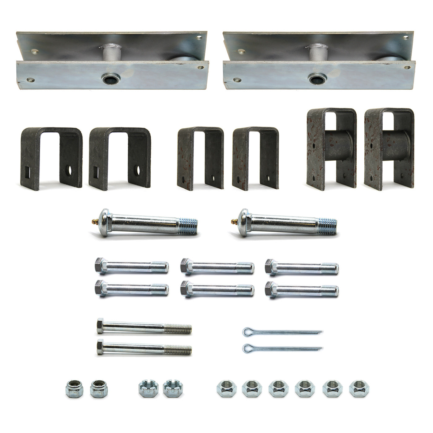 Quincaillerie double industrielle 6K avec stabilisateur zinc et écrous stover - RecreaShop