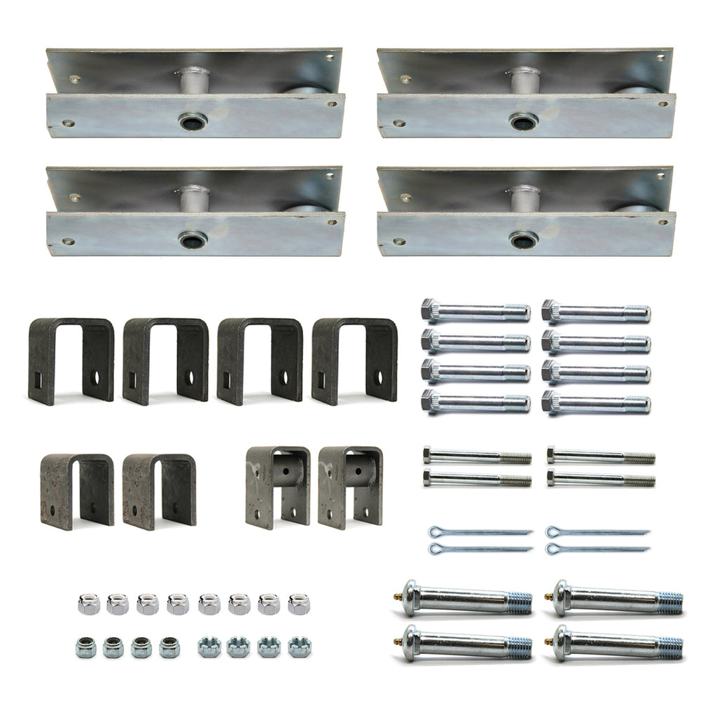 Quincaillerie triple industrielle 6K avec stabilisateur 13" zinc - RecreaShop
