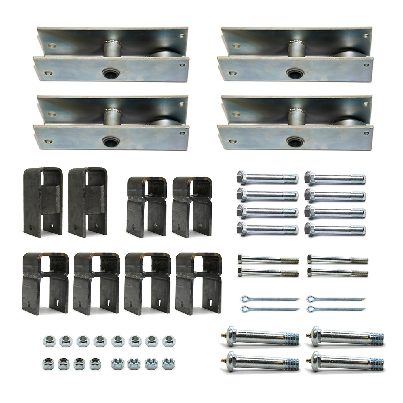 Quincaillerie triple industrielle 6K mains d'attache shimmées et écrous stover - RecreaShop