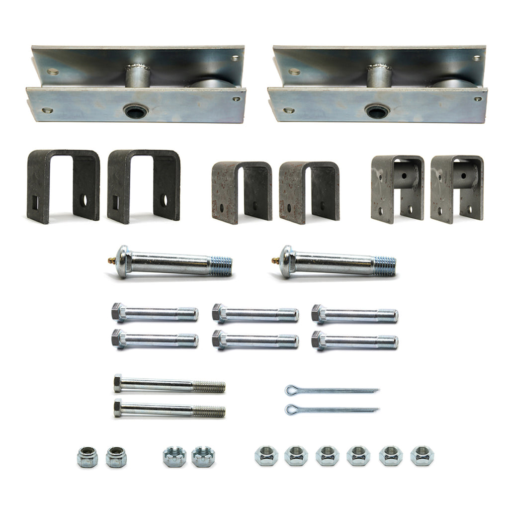 Quincaillerie double industrielle 6K avec stabilisateur 13" et écrous stover - RecreaShop