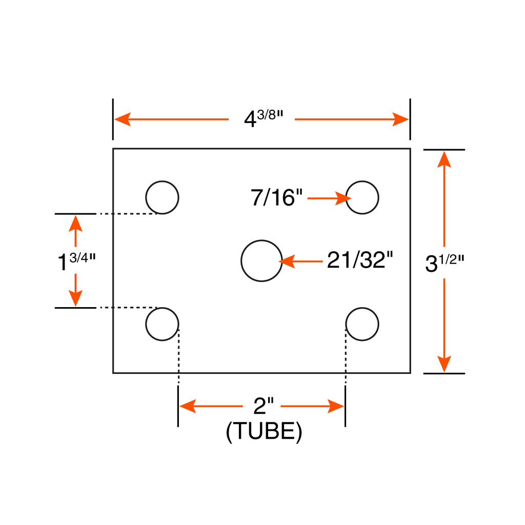 Ensemble de ressorts 2,2K à glissière 3L 24 1/2" x 1 3/4" pour tube 2" avec quinc. - RecreaShop