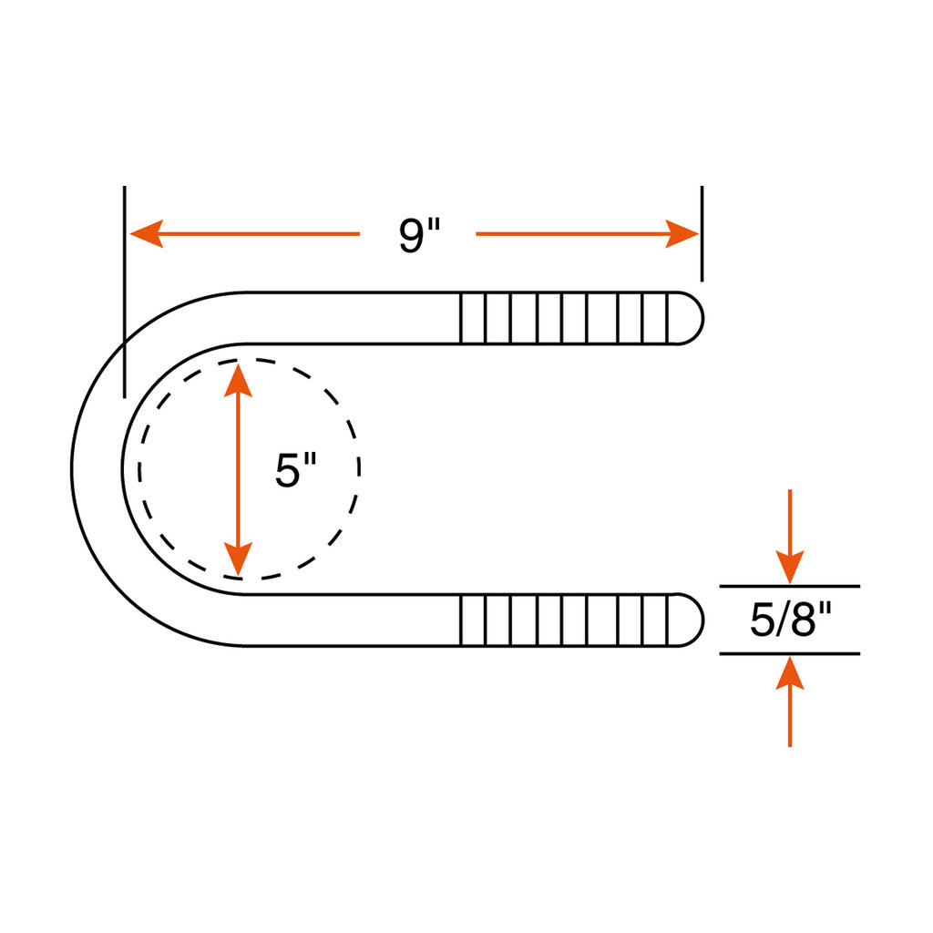 Ensemble de ressorts 10K GD à glissière 5L 30 1/4" x 2 1/2" pour tube 5" avec quinc. - RecreaShop