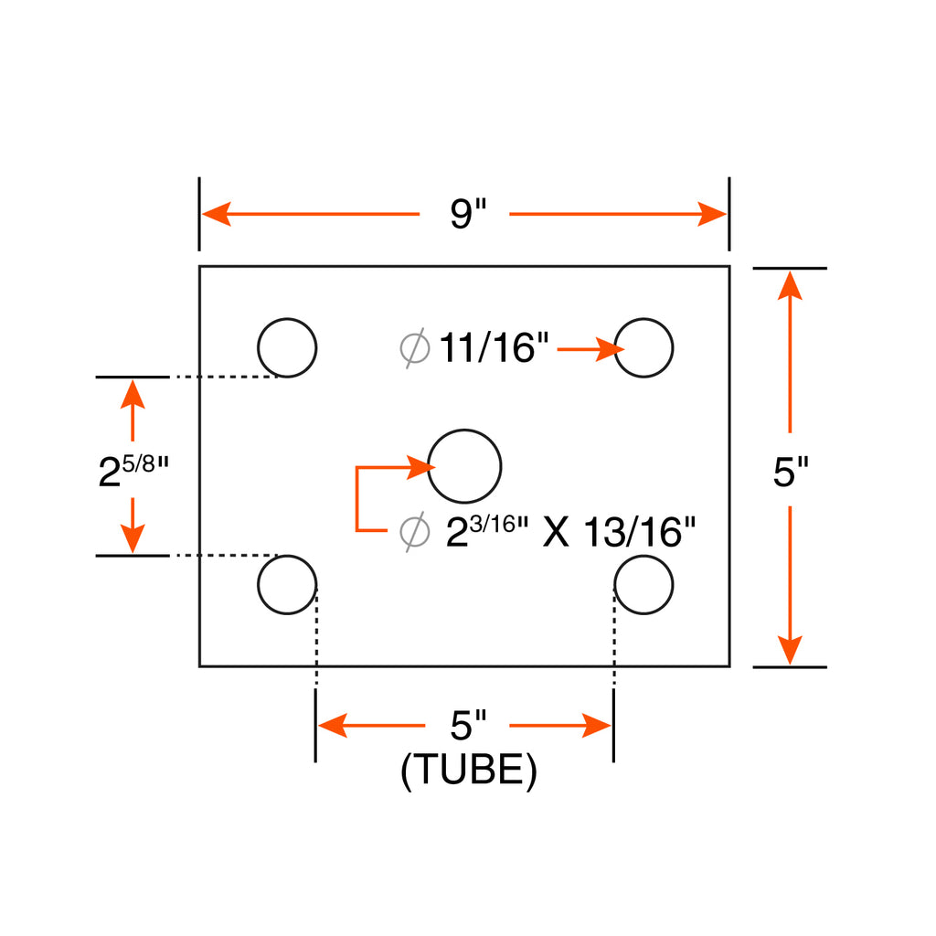 Ensemble de ressorts 10K GD à glissière 5L 30 1/4" x 2 1/2" pour tube 5" avec quinc. - RecreaShop