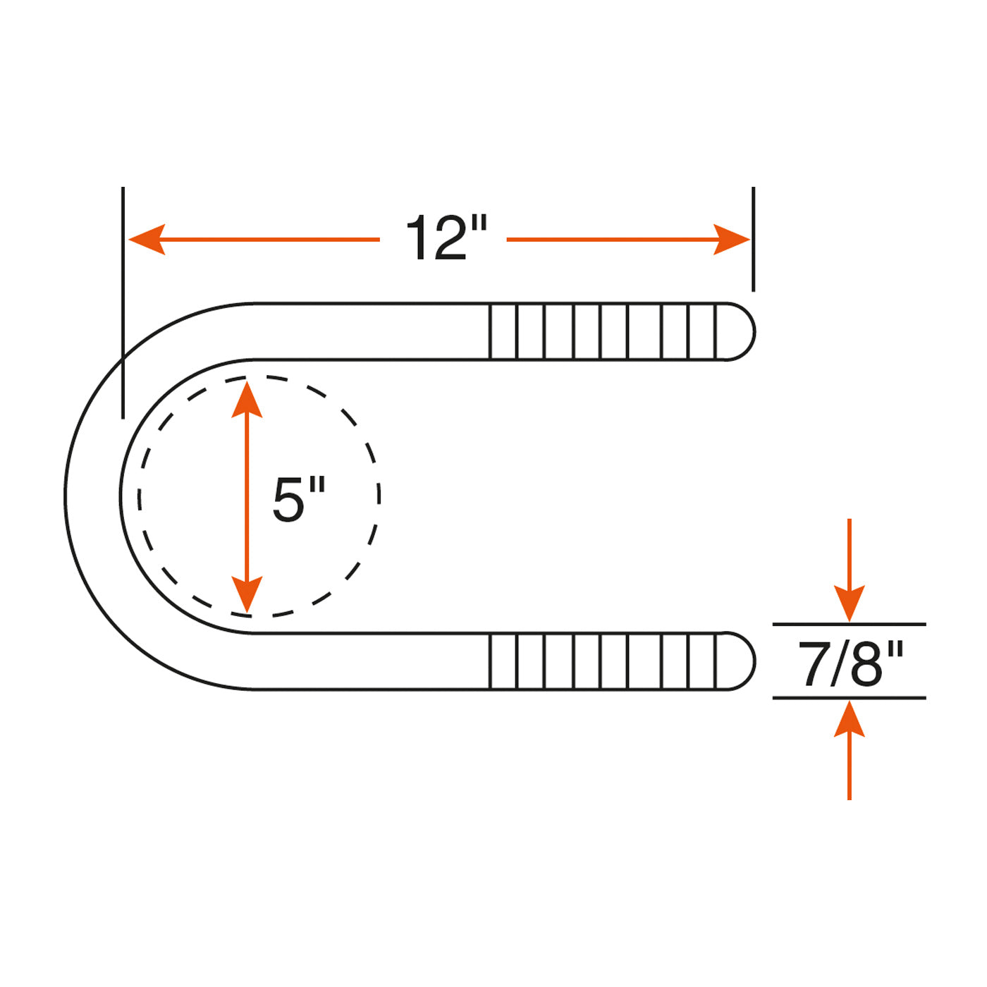 Ensemble de ressorts 22,4K à glissière 3L 42 1/2" x 3" HUTCH pour tube 5" avec quinc. - RecreaShop