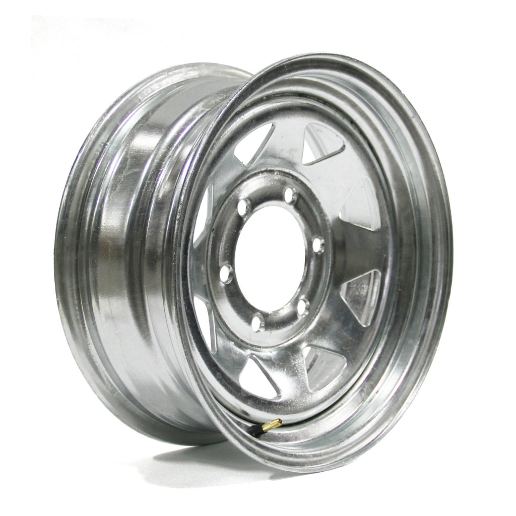 Jante 15" x 6" 6 trous 2830 lbs galvanisée - RecreaShop