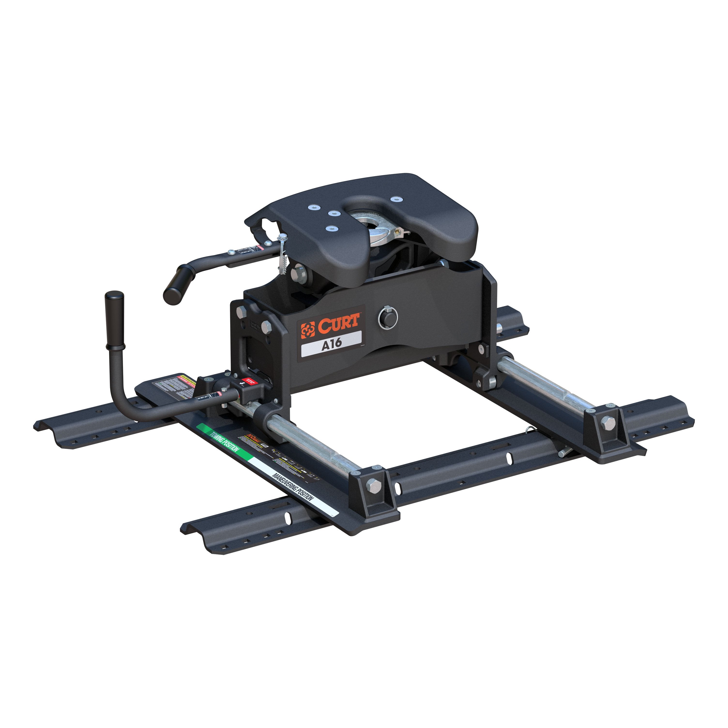 A16 Sliding 5th Wheel Hitch with Rails, 16,000 lbs. - Récréashop