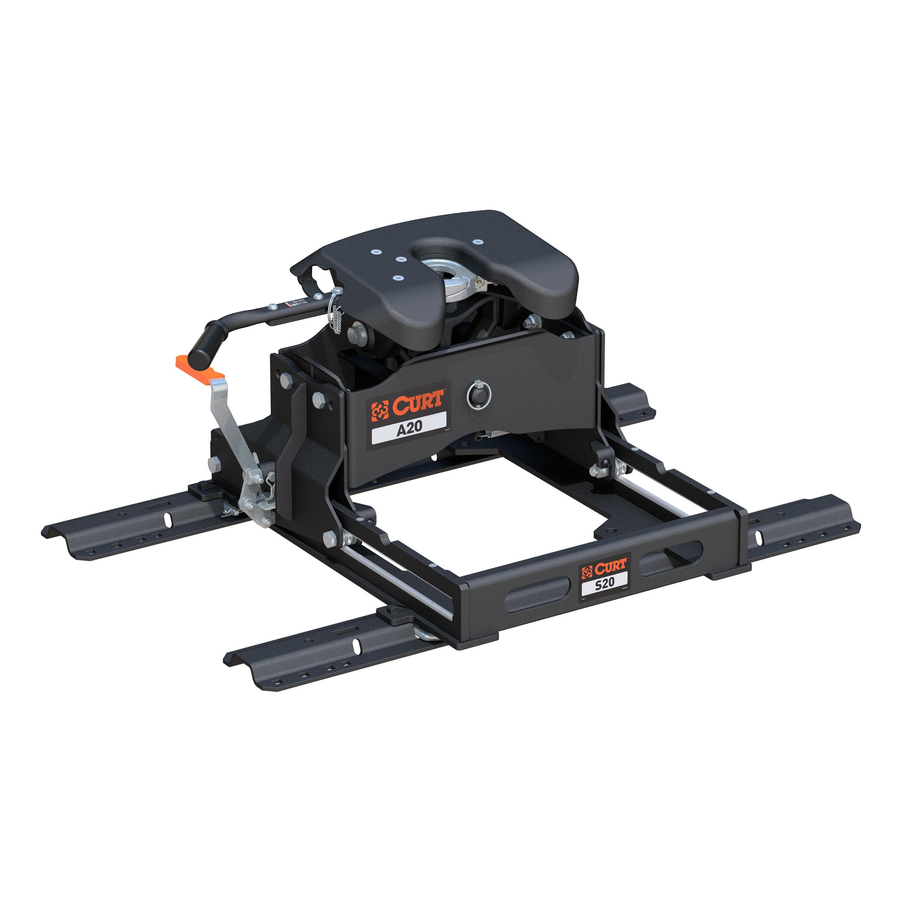 A20 Sliding 5th Wheel Hitch with Rails, 20,000 lbs. - Récréashop