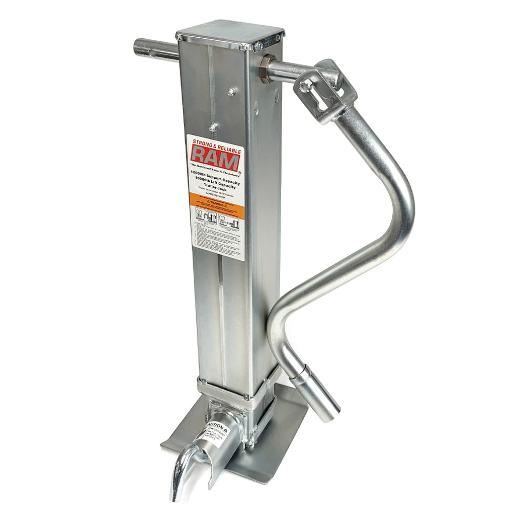 Vérin ajustable 12K 12 1/2" zinc poignée avant et base renforcie RAM - RecreaShop