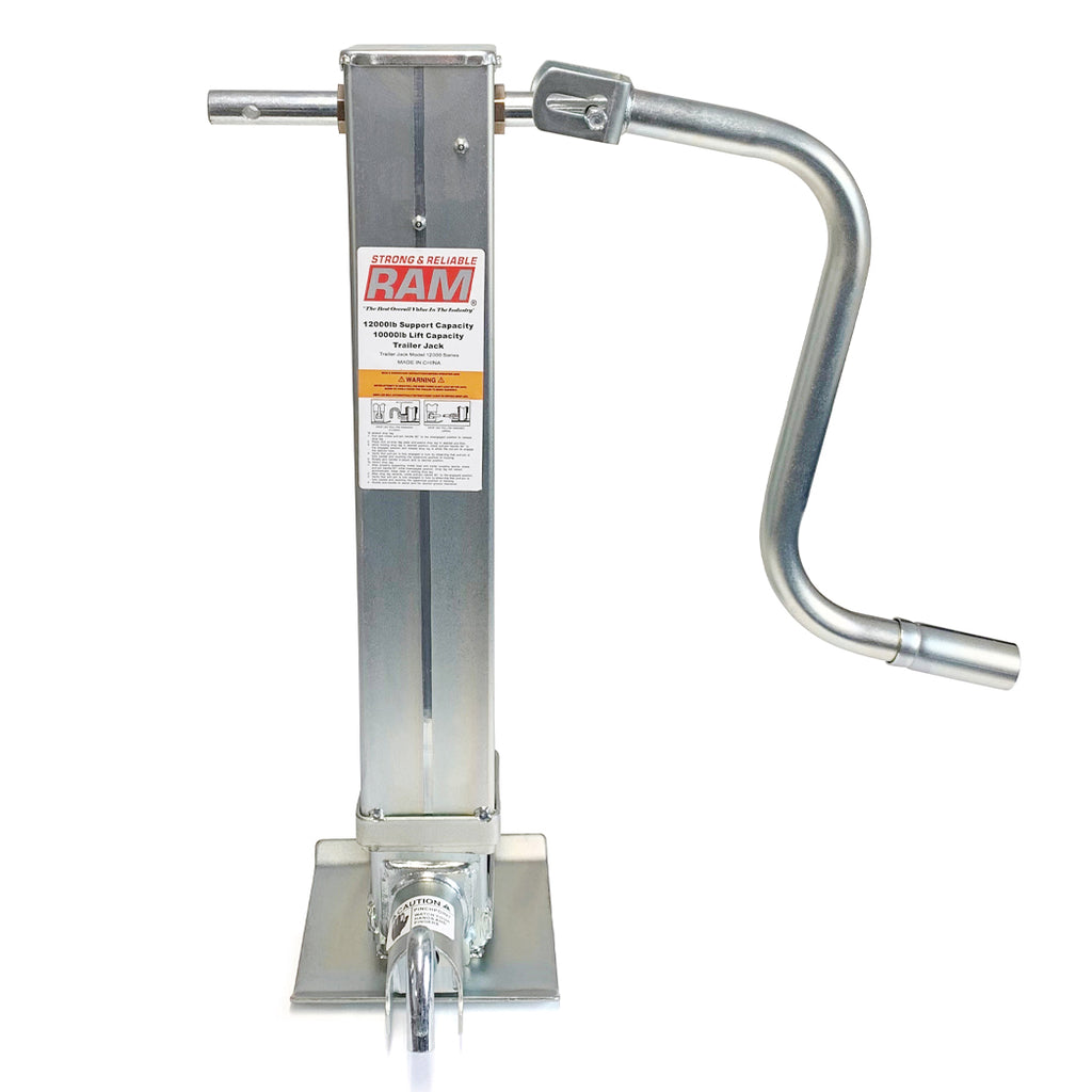 Vérin ajustable 12K 12 1/2" zinc poignée avant et base renforcie RAM - RecreaShop