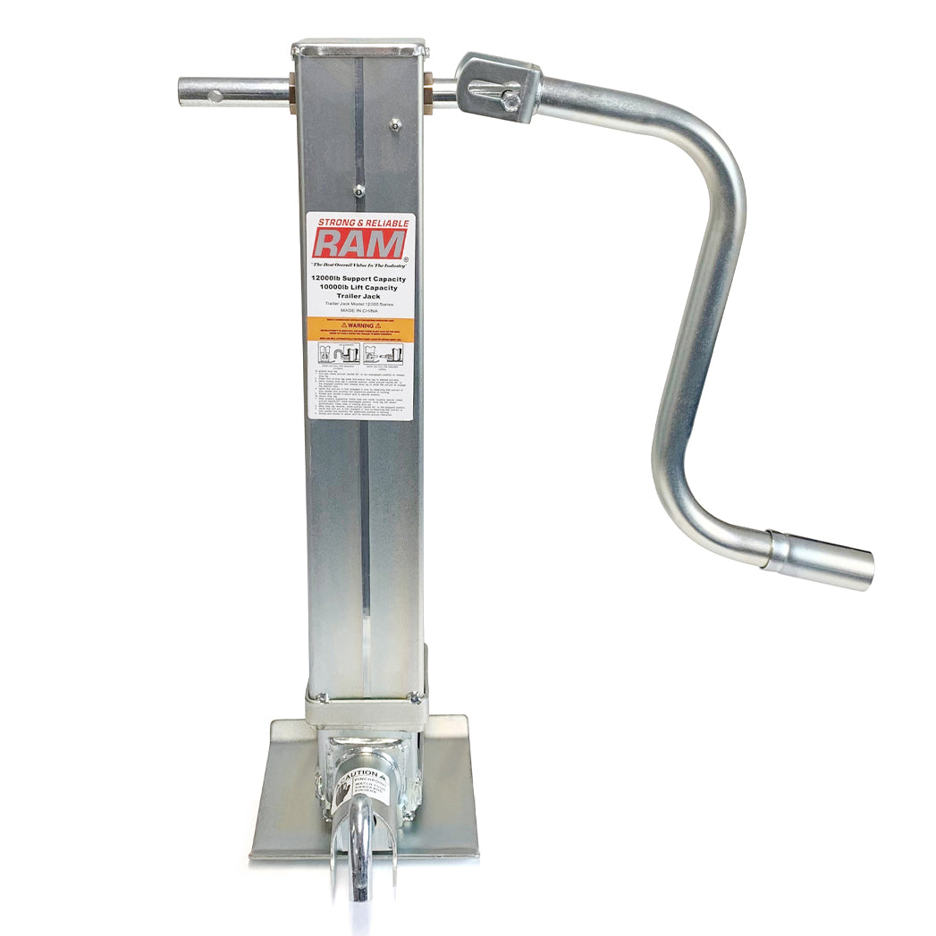 Vérin ajustable 12K 12 1/2" zinc poignée avant et base renforcie RAM - RecreaShop