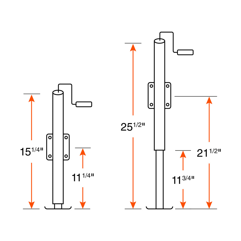 Vérin pivotant 5K 10" poignée dessus RAM - RecreaShop