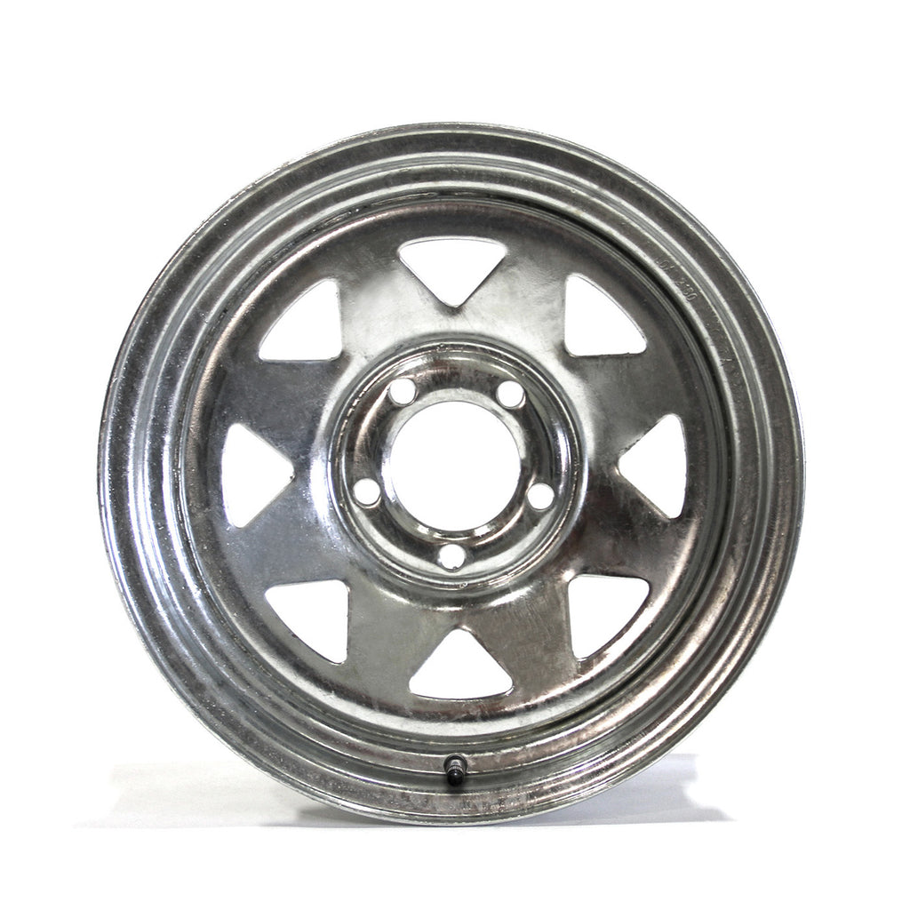 Jante 15" x 6" 5 trous 2200 lbs galvanisée - RecreaShop