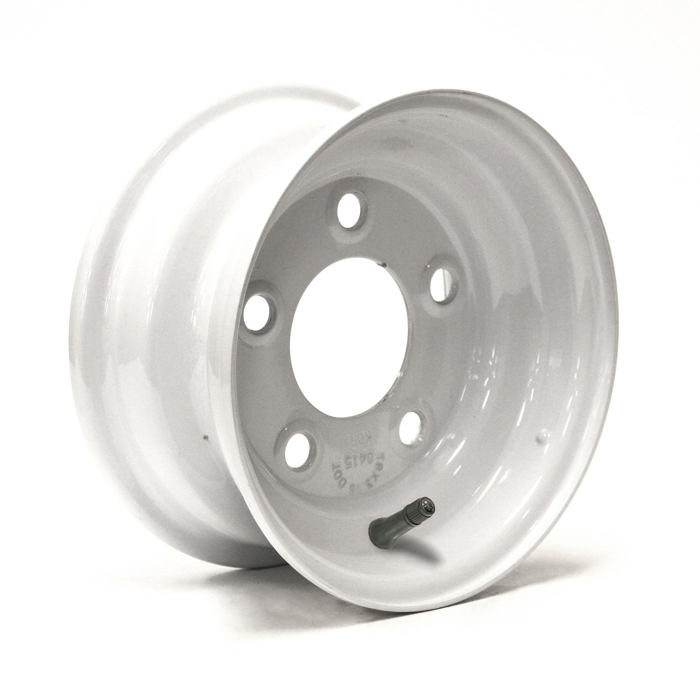 Jante 8" x 3 3/4" 5 trous 1072 lbs blanche - RecreaShop