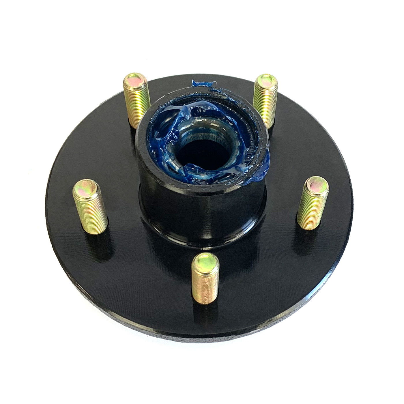 Moyeu 5 goujons 1/2" B.C. 4,5" 2K roue 10"-15" assemblé et graissé seul FRAMECO - RecreaShop