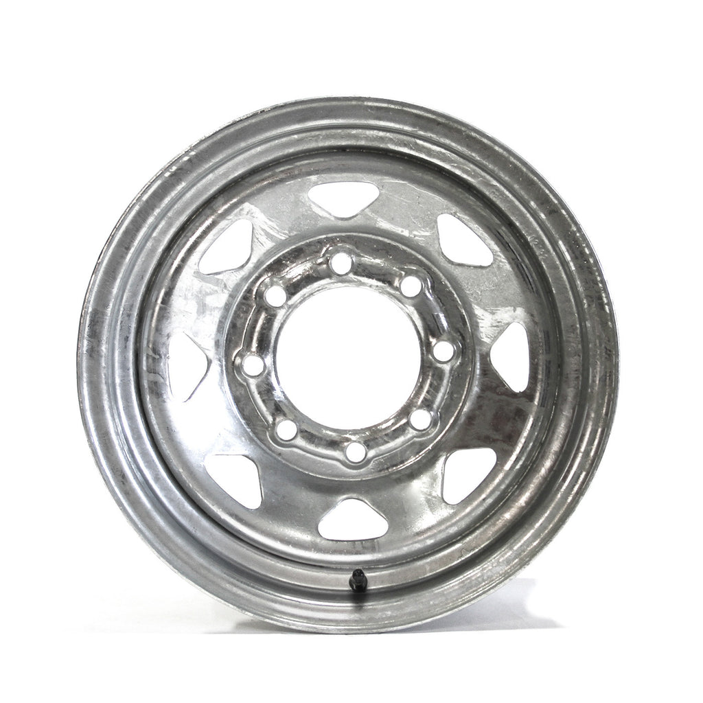 Jante 16" x 6" 8 trous 4080 lbs galvanisée - RecreaShop