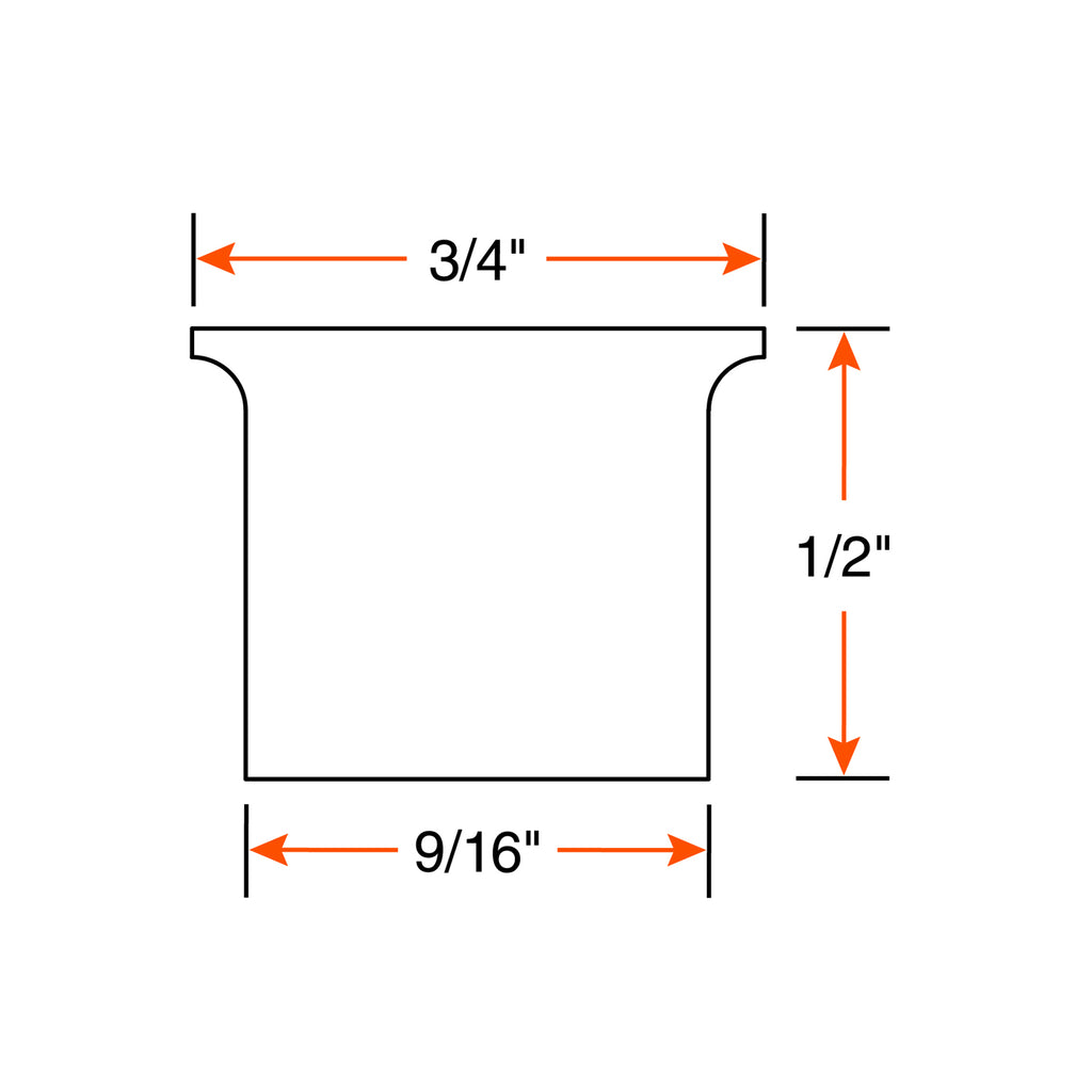 Coussinet d'acier pour penture B2426F - RecreaShop