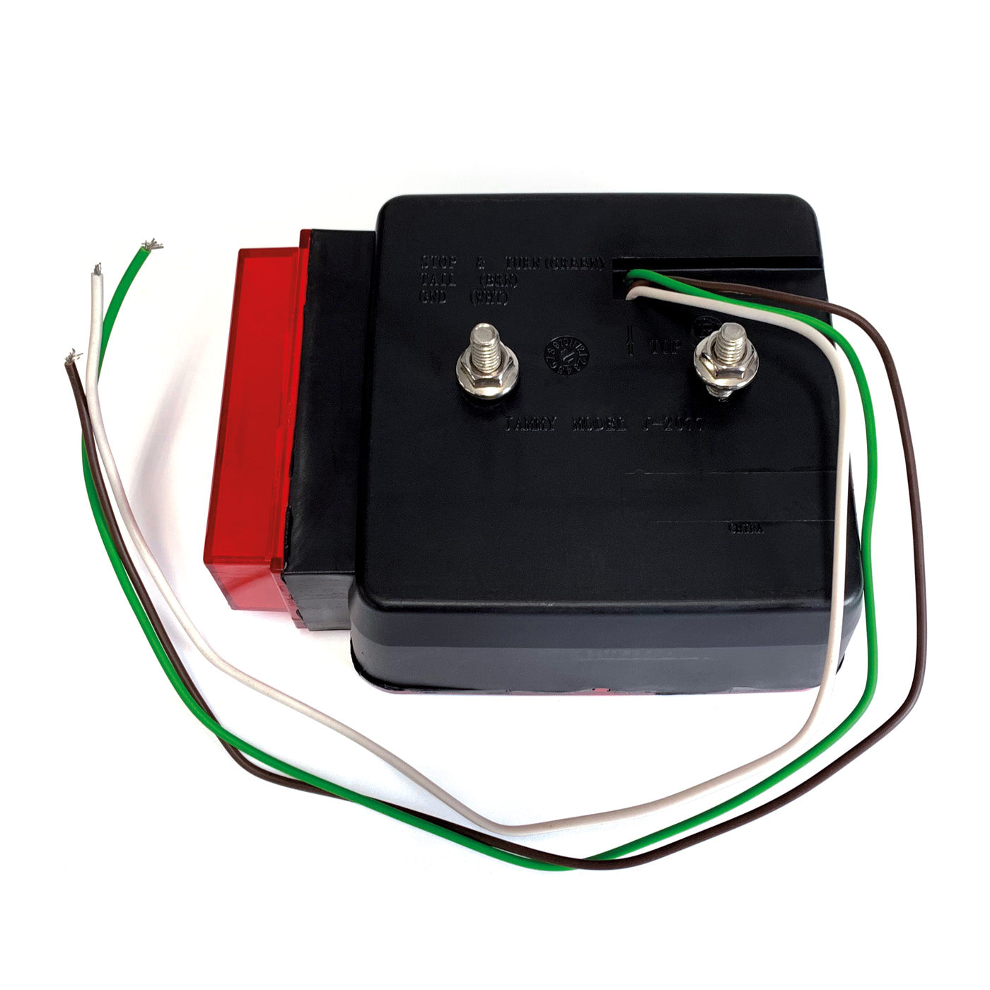 Lumière de position LED droite 5 1/2" x 4 1/2" x 2" rouge 15 diodes - RecreaShop