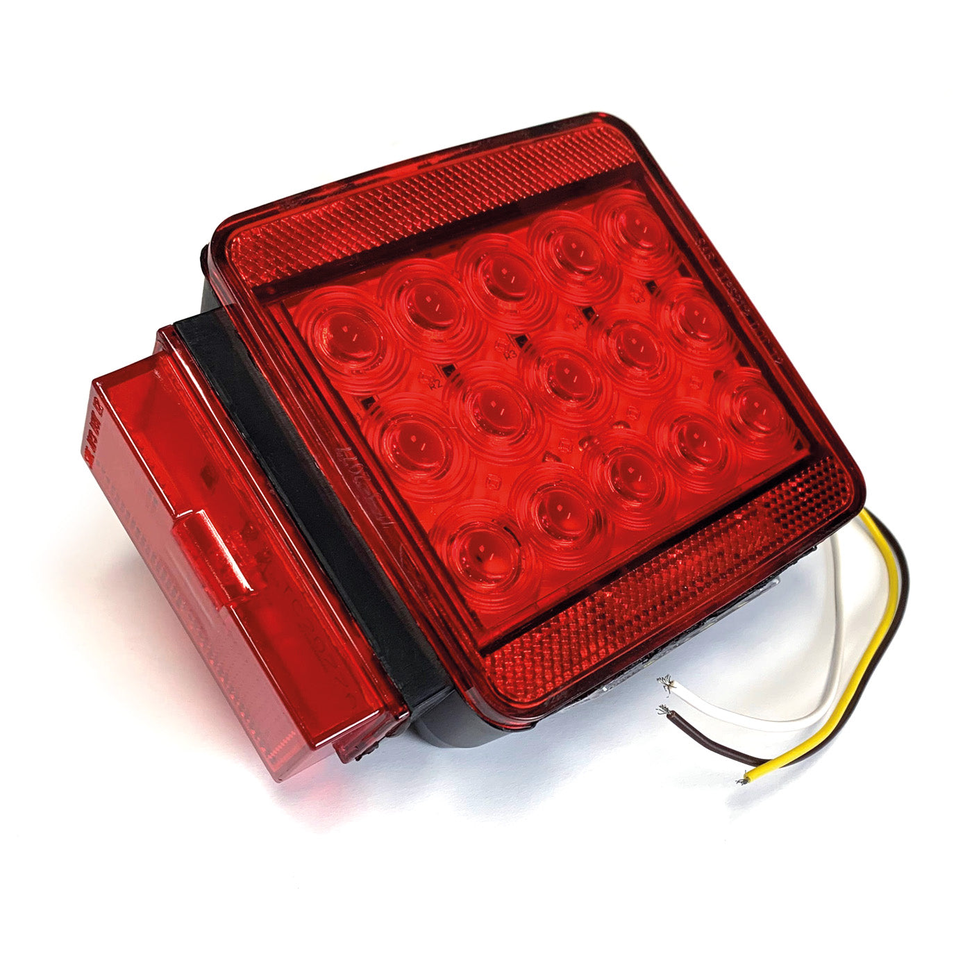 Lumière de position LED gauche 5 1/2" x 4 1/2" x 2" rouge 15 diodes - RecreaShop