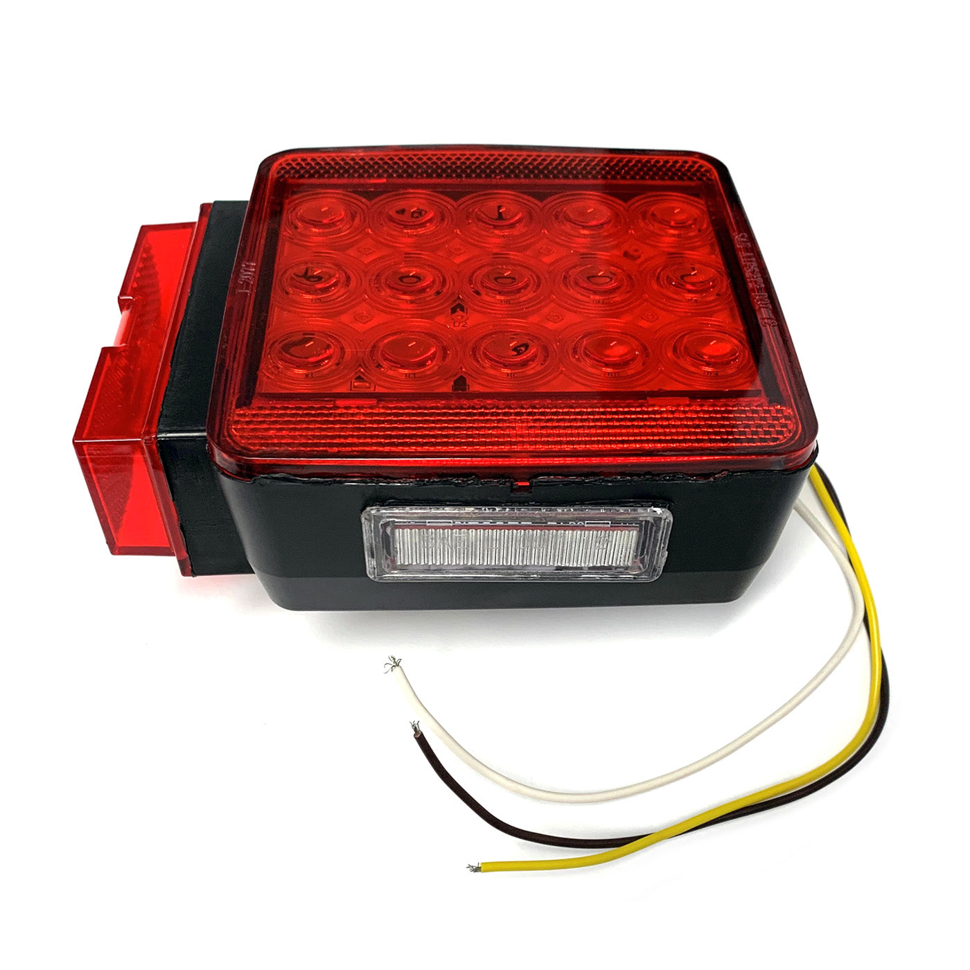 Lumière de position LED gauche 5 1/2" x 4 1/2" x 2" rouge 15 diodes - RecreaShop