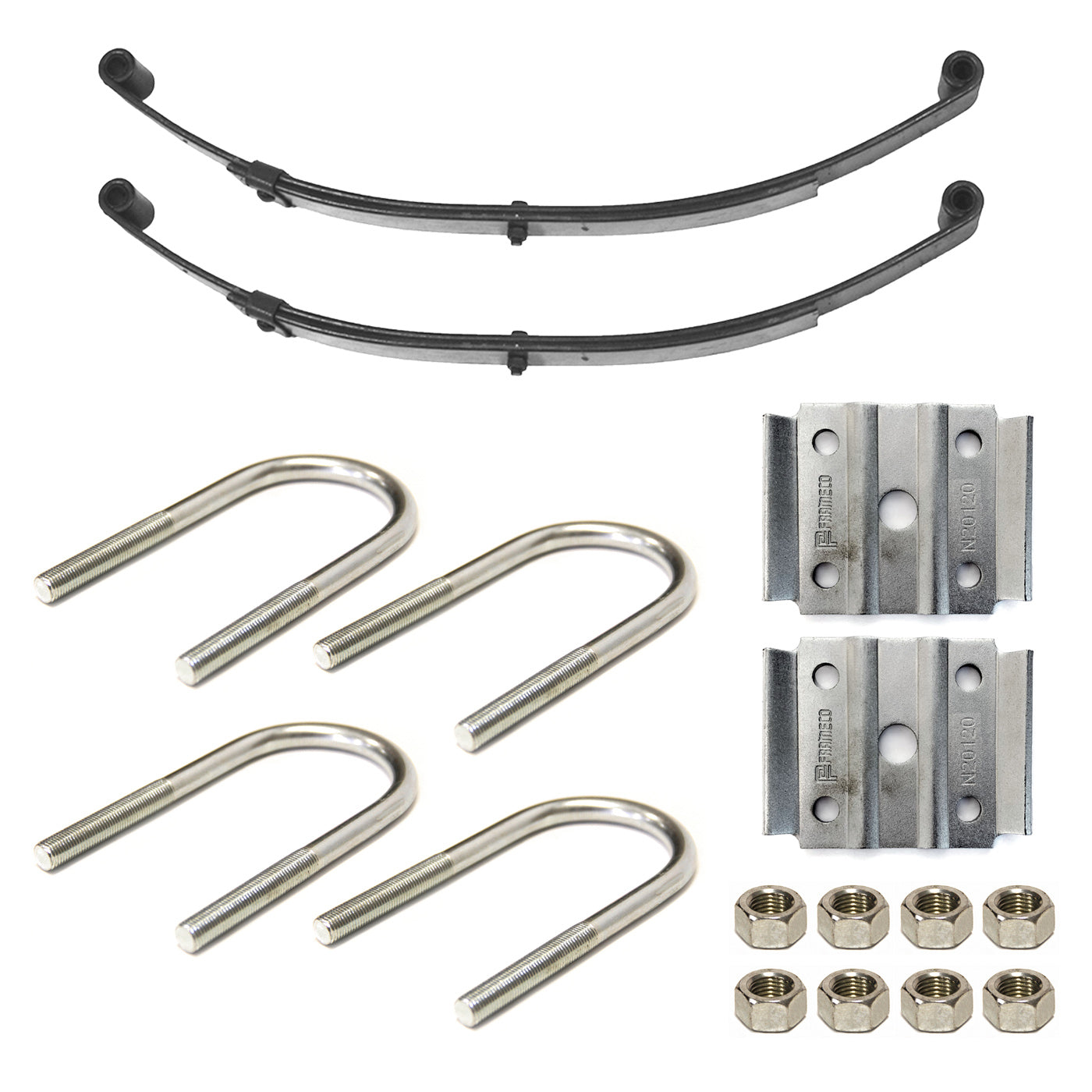 Ensemble de ressorts 1K à 2 yeux 2L 26" x 1 3/4" pour tube 2" avec quinc. - RecreaShop