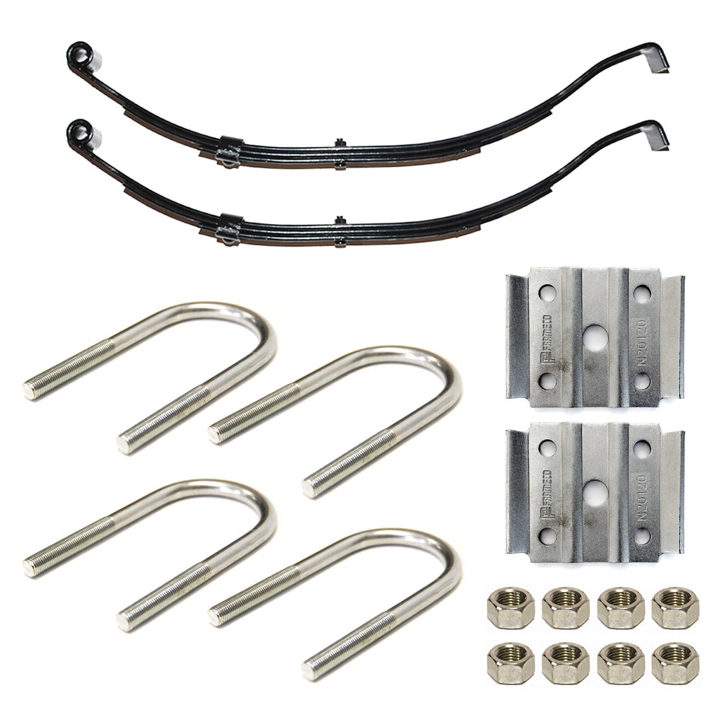 Ensemble de ressorts 1,6K à glissière 3L 24 1/2" x 1 3/4" pour tube 2" avec quinc. - RecreaShop