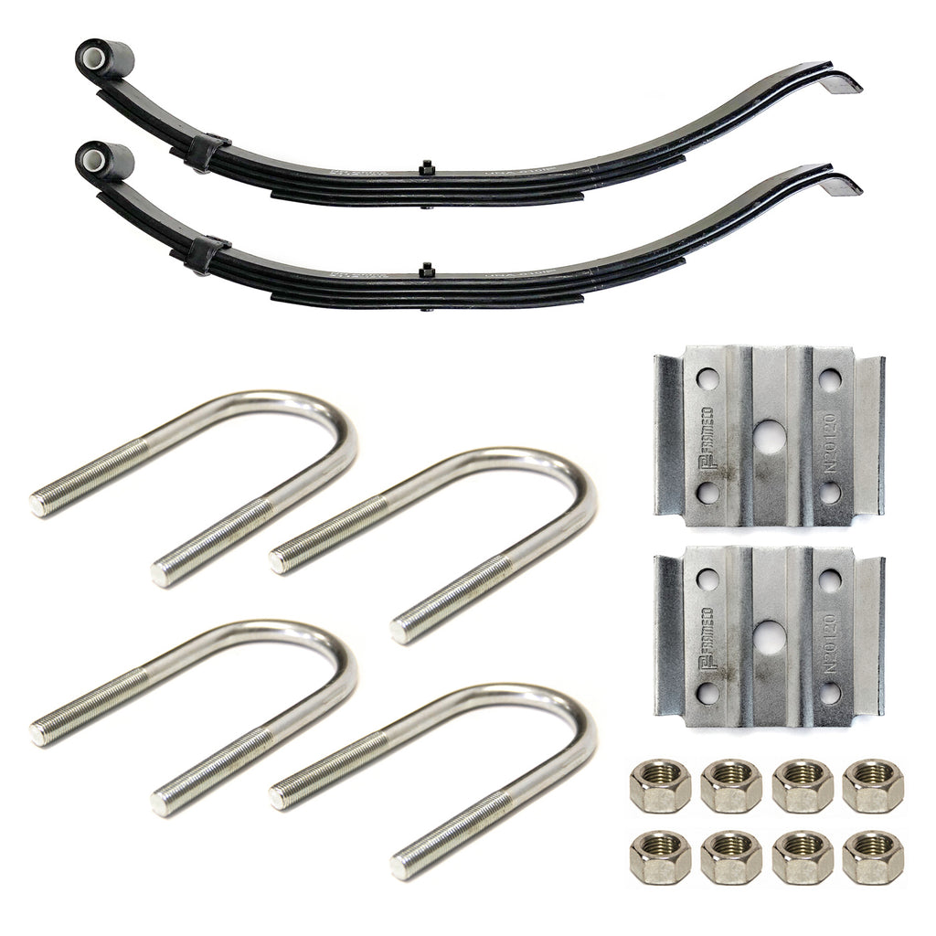 Ensemble de ressorts 2,1K à glissière 4L 24 1/2" x 1 3/4" pour tube 2" avec quinc. - RecreaShop