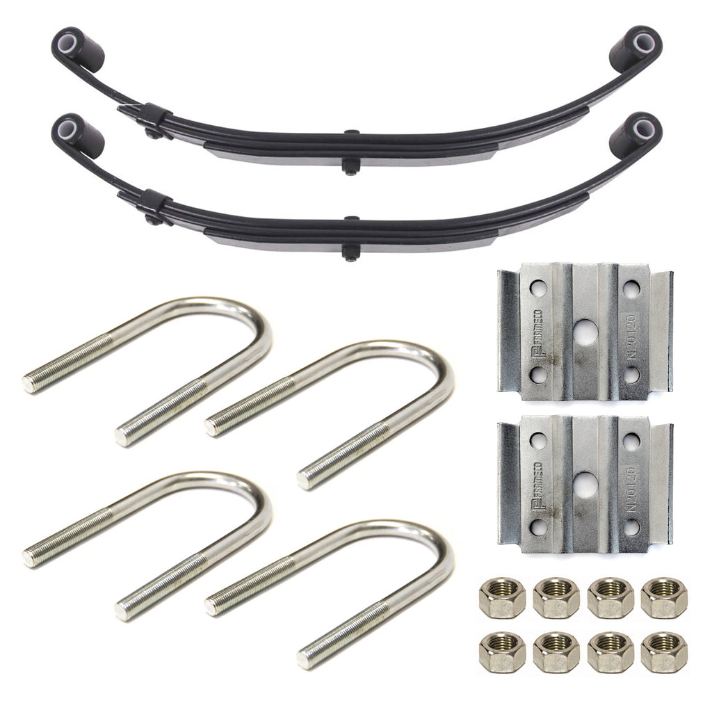 Ensemble de ressorts 2K à 2 yeux 3L 20 1/4" x 1 3/4" pour tube 2" avec quinc. - RecreaShop