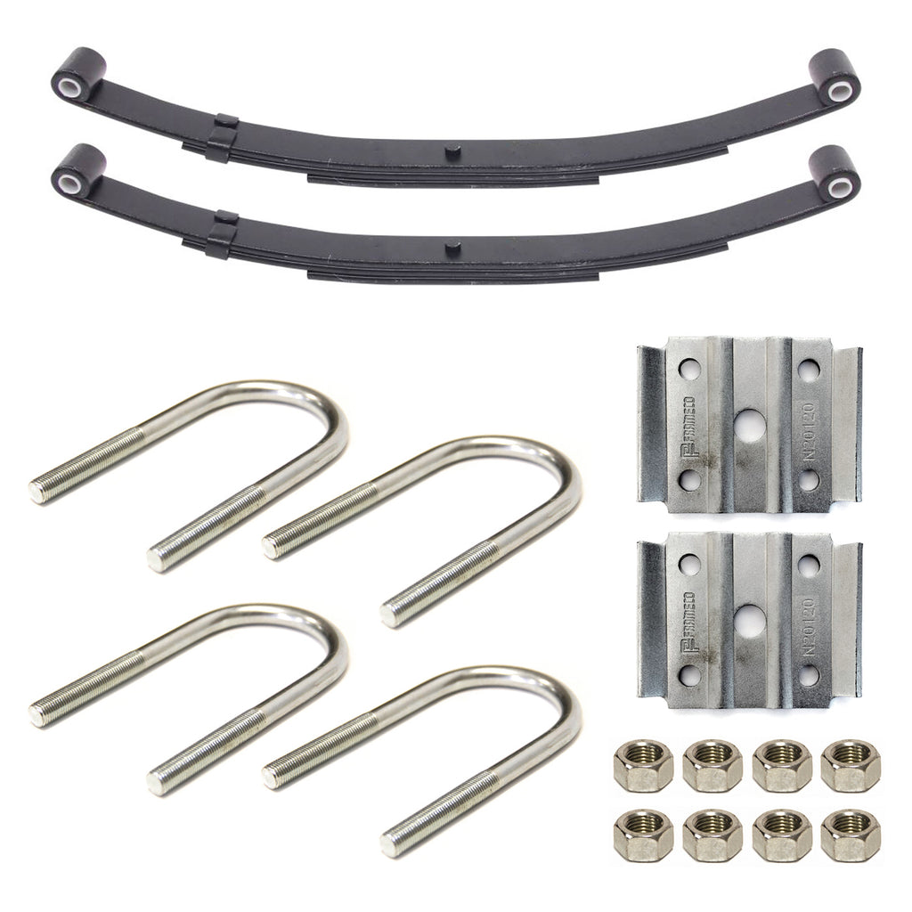 Ensemble de ressorts 3K à 2 yeux 3L 26" x 1 3/4" pour tube 2" avec quinc. - RecreaShop