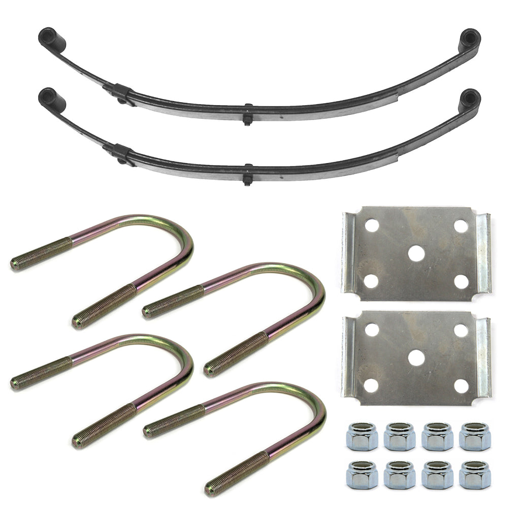 Ensemble de ressorts 1K à 2 yeux 2L 26" x 1 3/4" pour tube 3" avec quinc. - RecreaShop