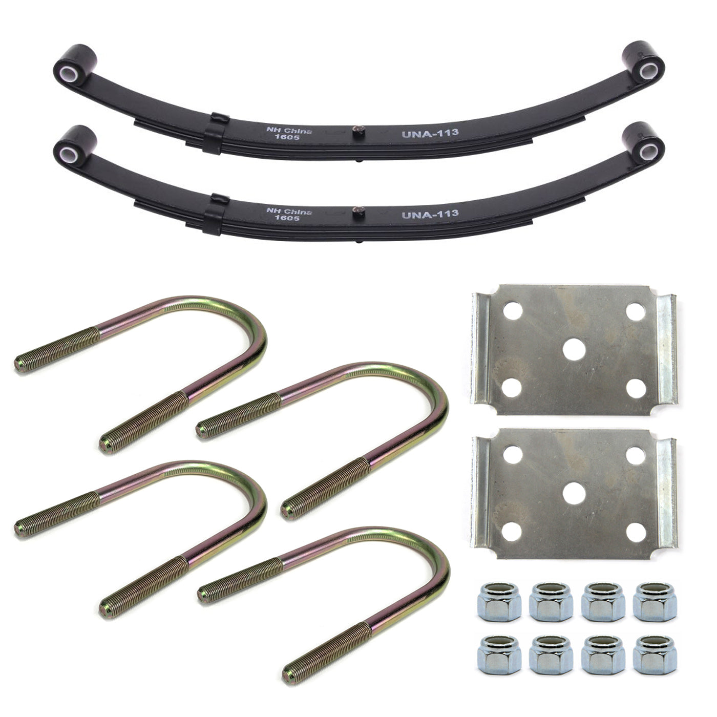 Ensemble de ressorts 2K à 2 yeux 3L 23 1/2" x 1 3/4" pour tube 3" avec quinc. - RecreaShop