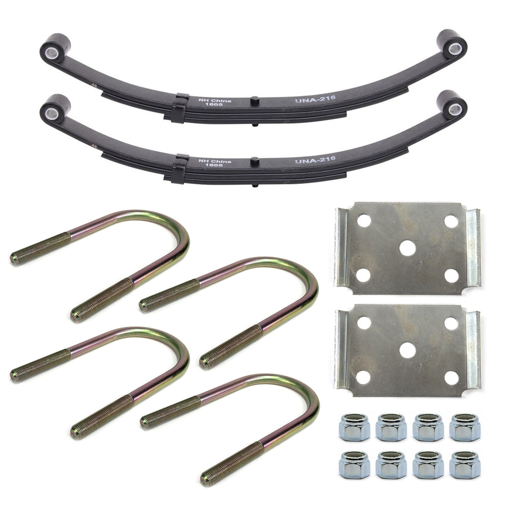 Ensemble de ressorts 3,5K à 2 yeux 3L 23 1/8" x 1 3/4" pour tube 3" avec quinc. - RecreaShop