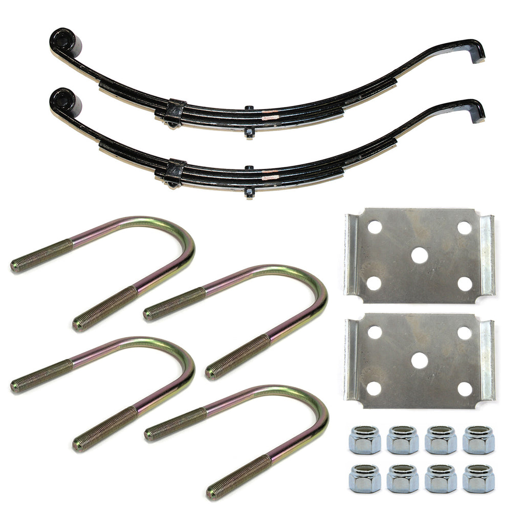 Ensemble de ressorts 3,4K à glissière 3L 24 1/2" x 1 3/4" pour tube 3" avec quinc. - RecreaShop