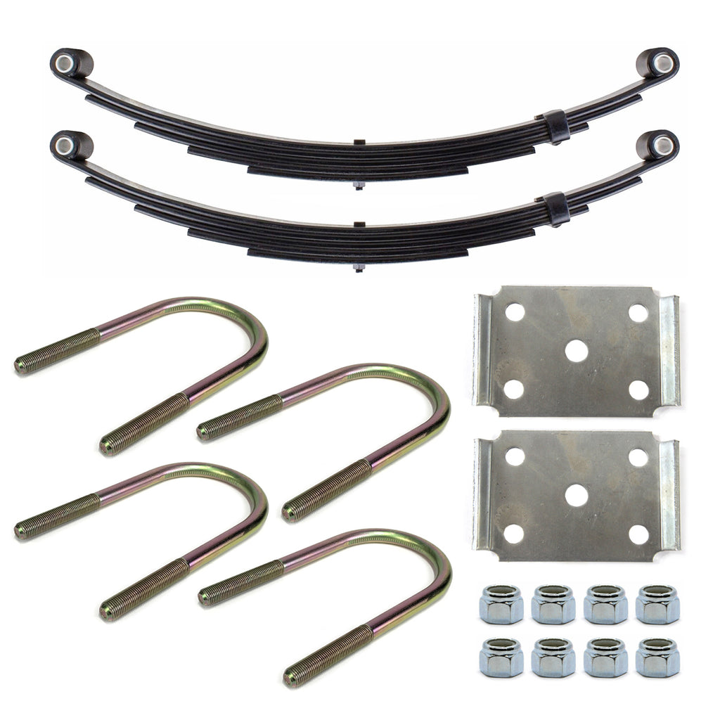 Ensemble de ressorts 3K à 2 yeux 4L 23 1/2" x 1 3/4" pour tube 3" avec quinc. - RecreaShop