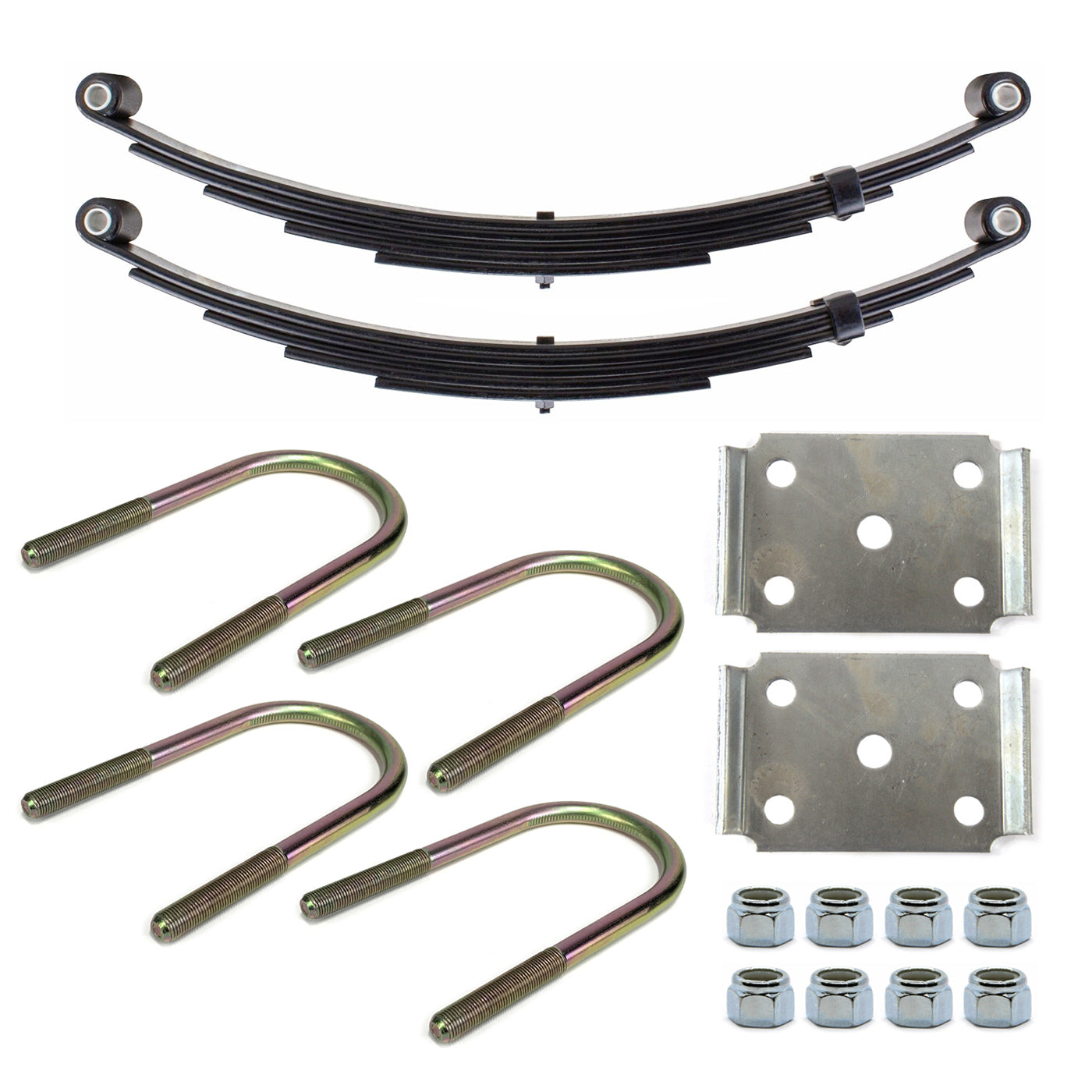 Ensemble de ressorts 3K à 2 yeux 4L 23 1/2" x 1 3/4" pour tube 3" avec quinc. - RecreaShop