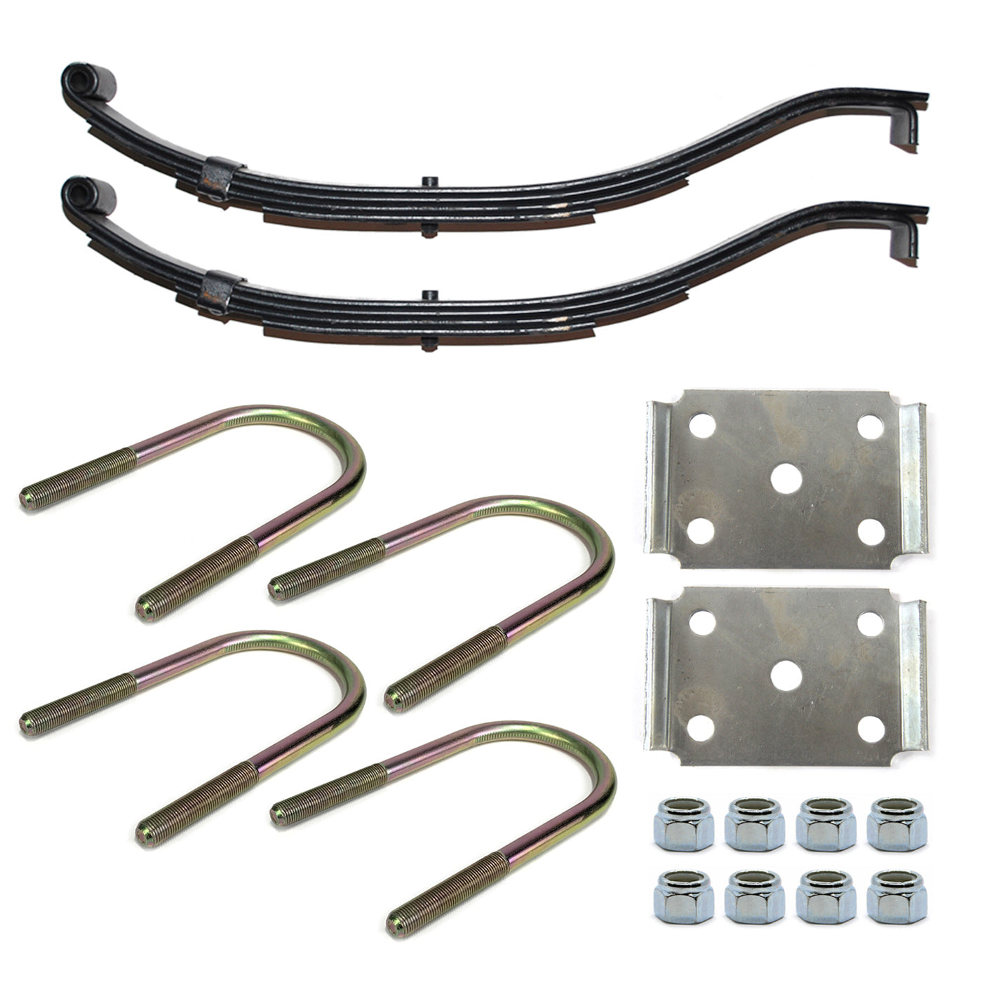 Ensemble de ressorts 3,5K à glissière 4L 26 1/4" x 2" pour tube 3" avec quinc. - RecreaShop
