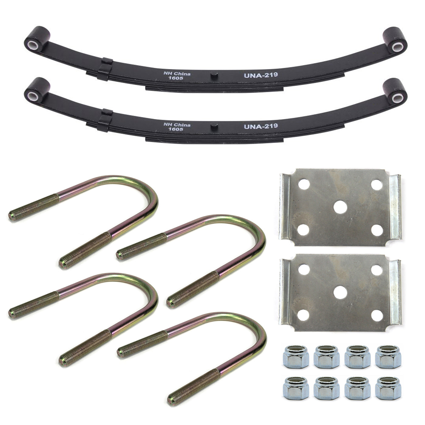 Ensemble de ressorts 2,5K à 2 yeux 3L 25 1/8" x 1 3/4" pour tube 3" avec quinc. - RecreaShop